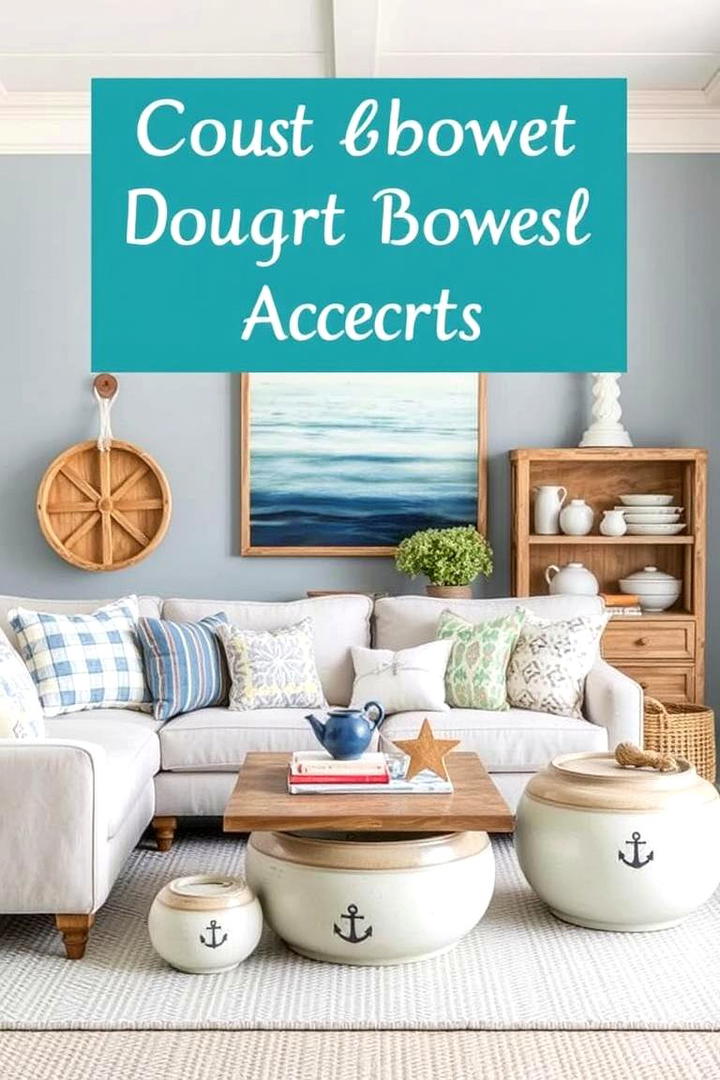 Nautical Themed Dough Bowl Accents - 30 Dough Bowl Decor Ideas