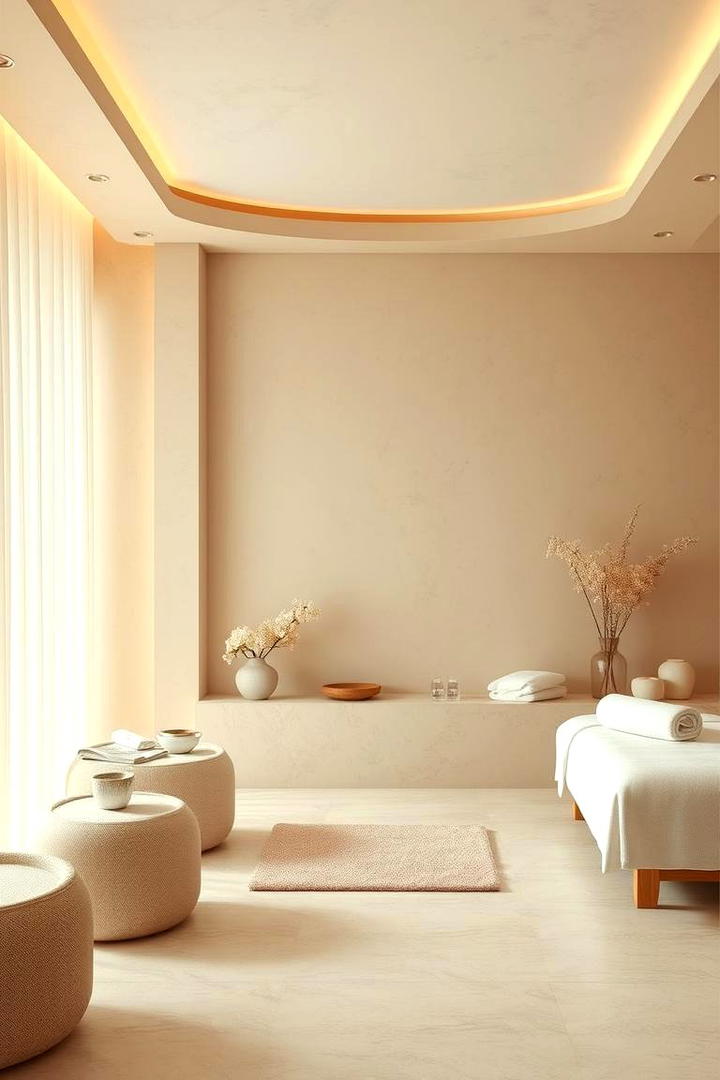 Neutral Color Palette for Soothing Aesthetics - 30 Spa Decor Ideas