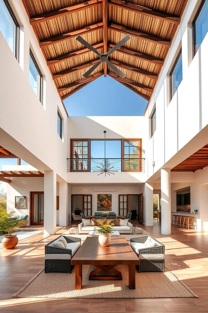 Open Air Living Spaces - 30 Mexican Style House Design Ideas