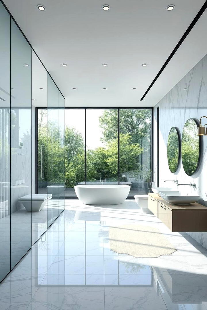 Open Concept Wet Room - 30 Wet Room Ideas