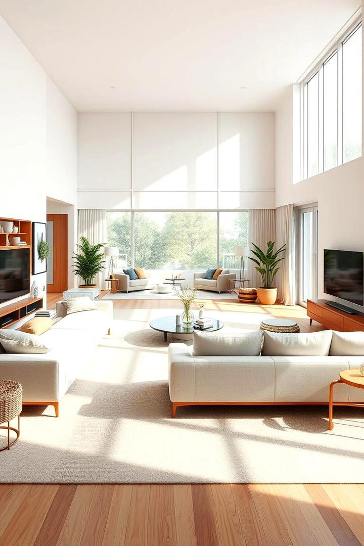 Open Space Layout - 30 Feng Shui Living Room Ideas