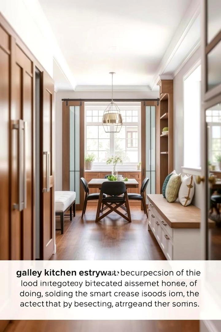 Optimized Entryway Planning - 30 Galley Kitchen Ideas