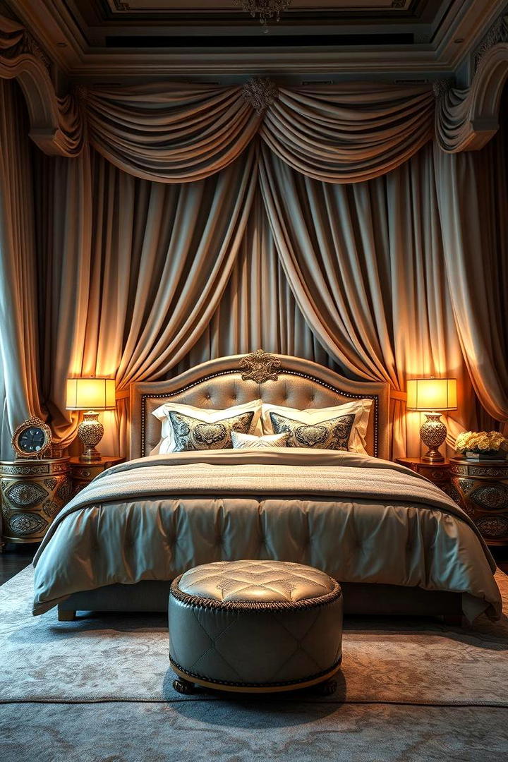 Opulent Bedroom Retreat - 30 Glam Interior Design Ideas