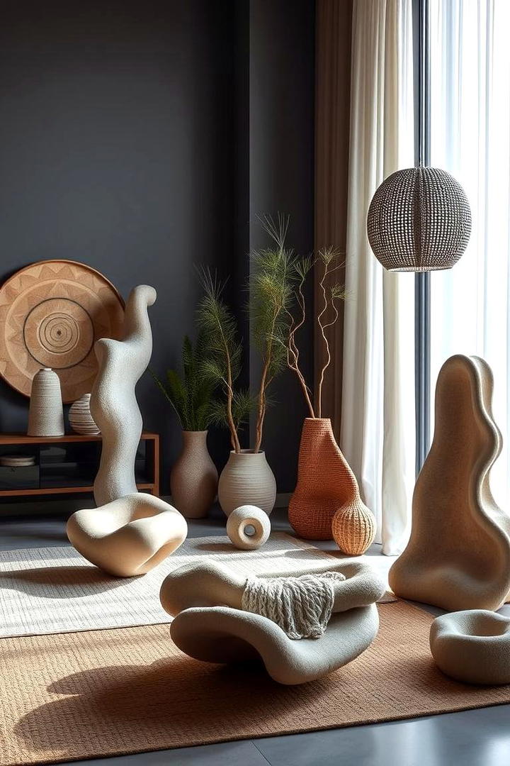 Organic Sculptural Decor - 30 Boho Decor Ideas