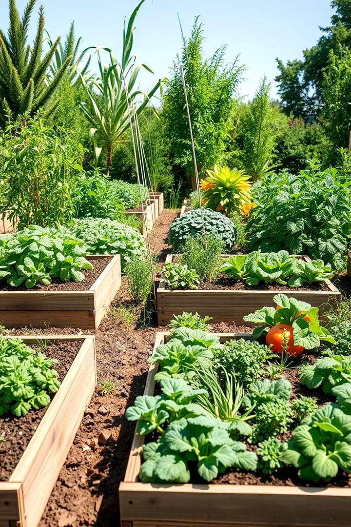 Organic Vegetable Patch - 30 Patio Garden Ideas