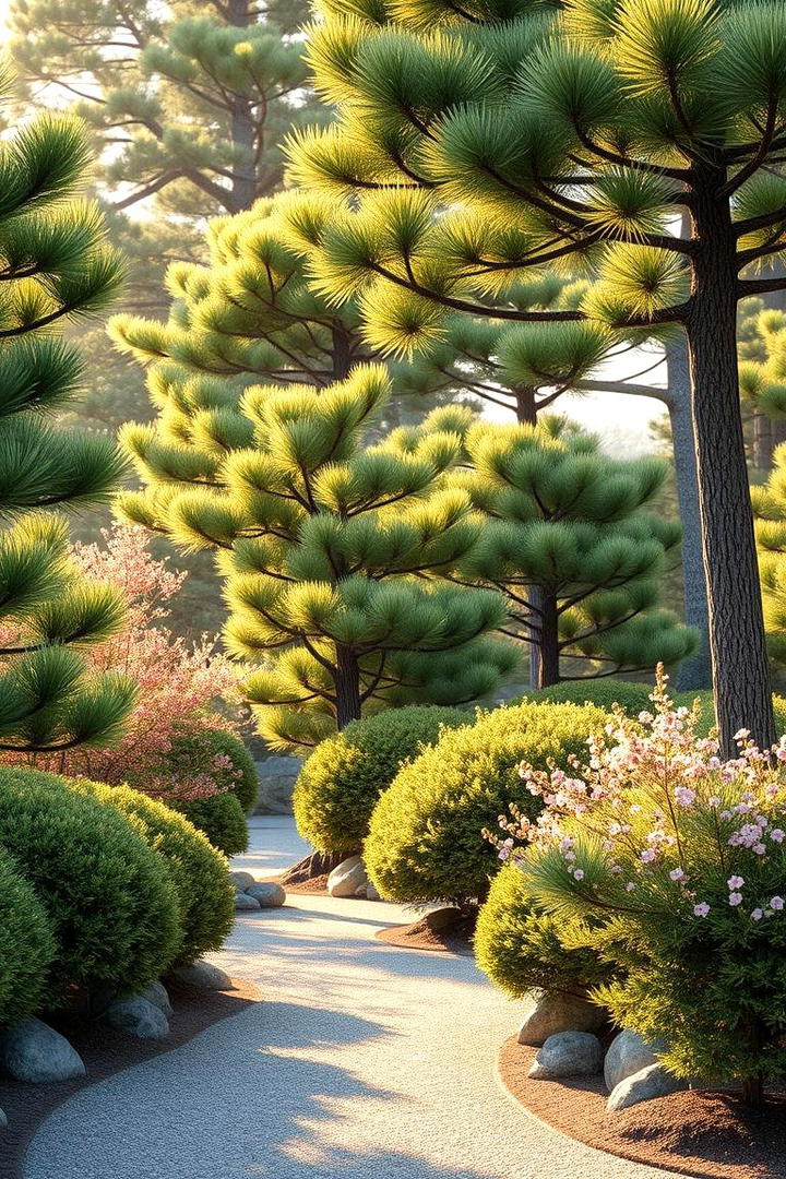 Ornamental Pine Garden - 30 Japanese Garden Ideas