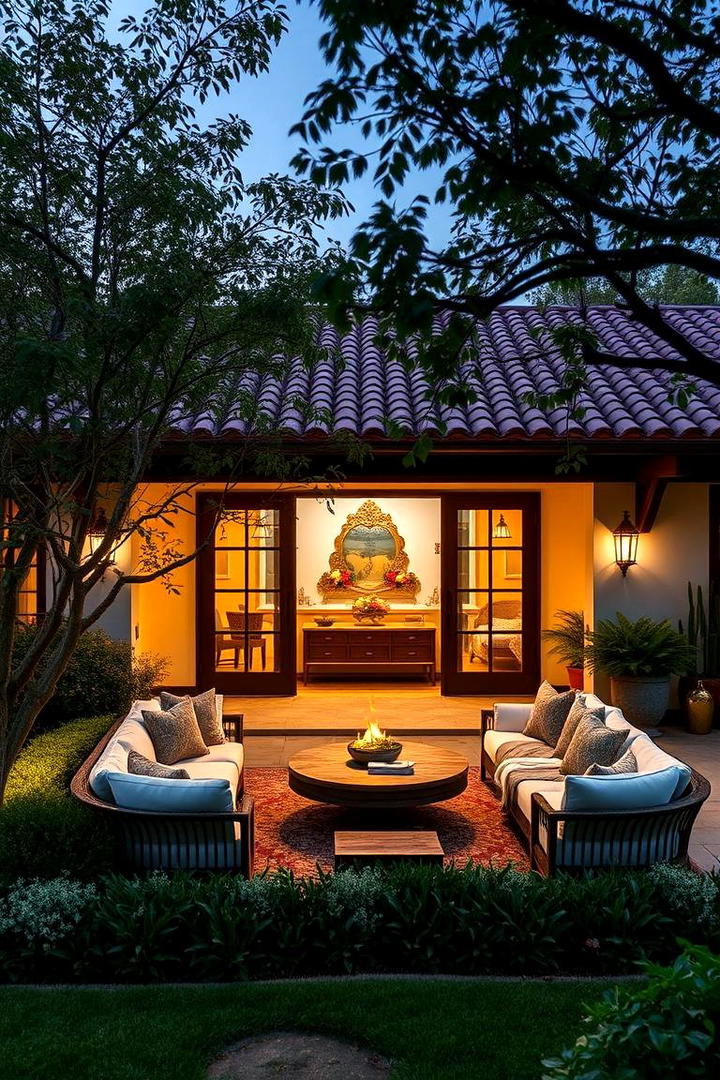 Outdoor Living Space - 30 spanish bungalow exterior ideas