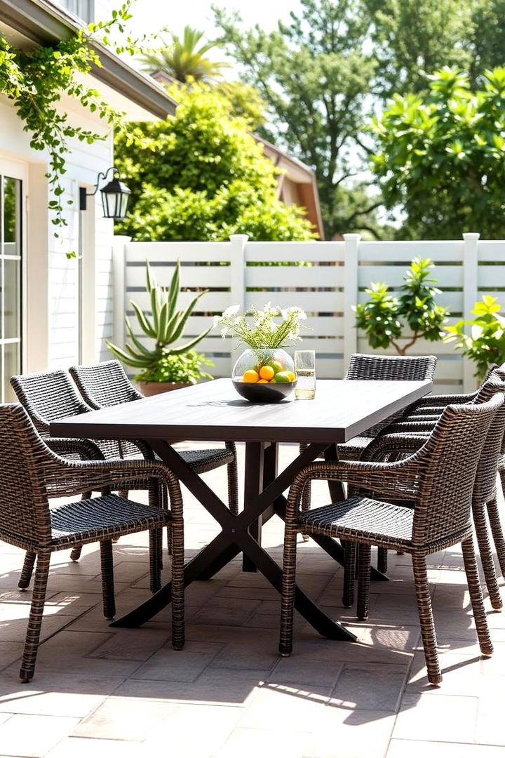 Outdoor Patio Dining Table - 30 Table Design Ideas