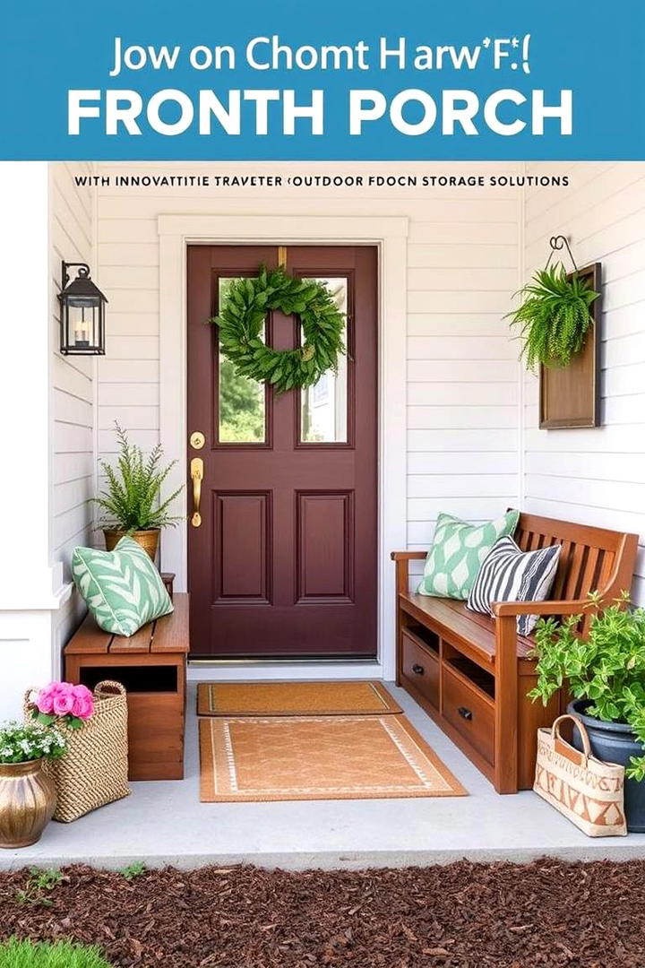 Outdoor Storage Solutions - 30 Small Front Porch Ideas