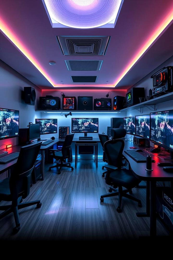 PC Gaming Powerhouse - 30 Game Room Ideas