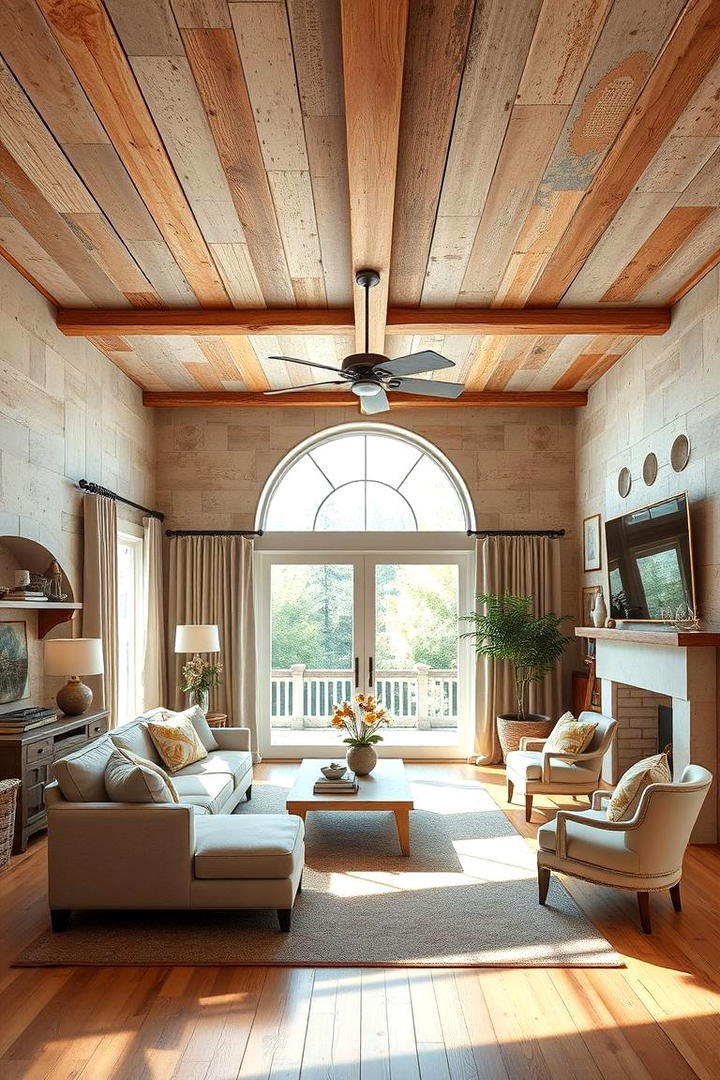 Painted Rustic Ceilings - 30 Rustic Ceiling Ideas