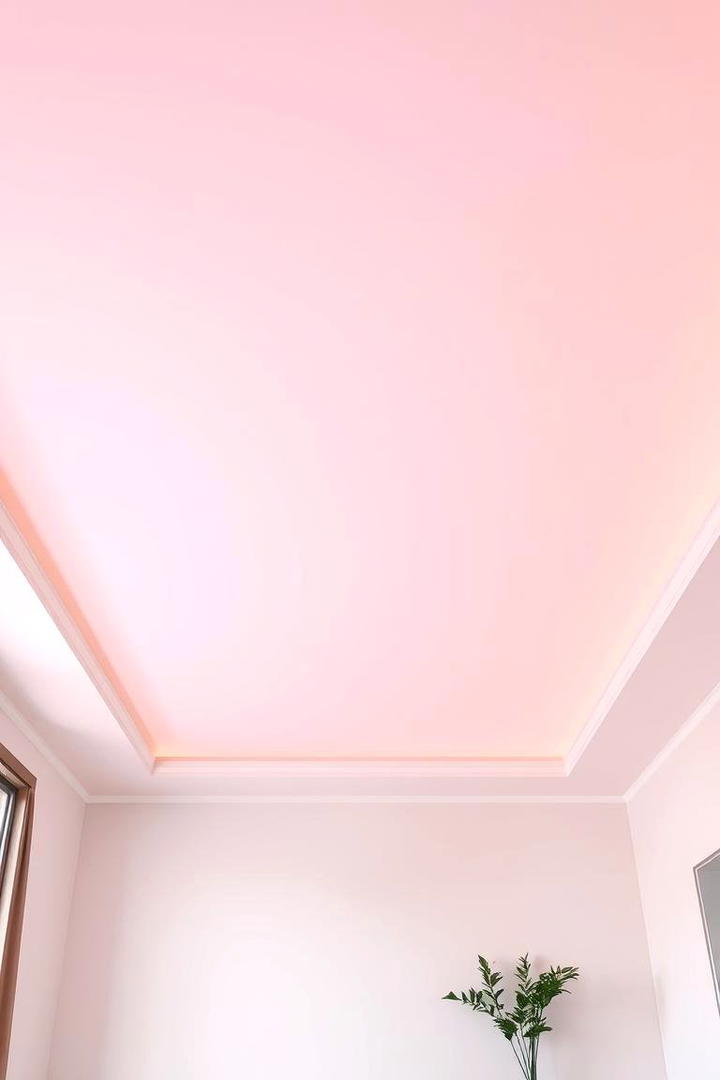 Pastel Gradient Ceiling - 30 Ceiling Paint Ideas