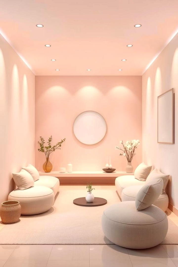 Pastel Meditation Space - 30 Pastel Room Ideas