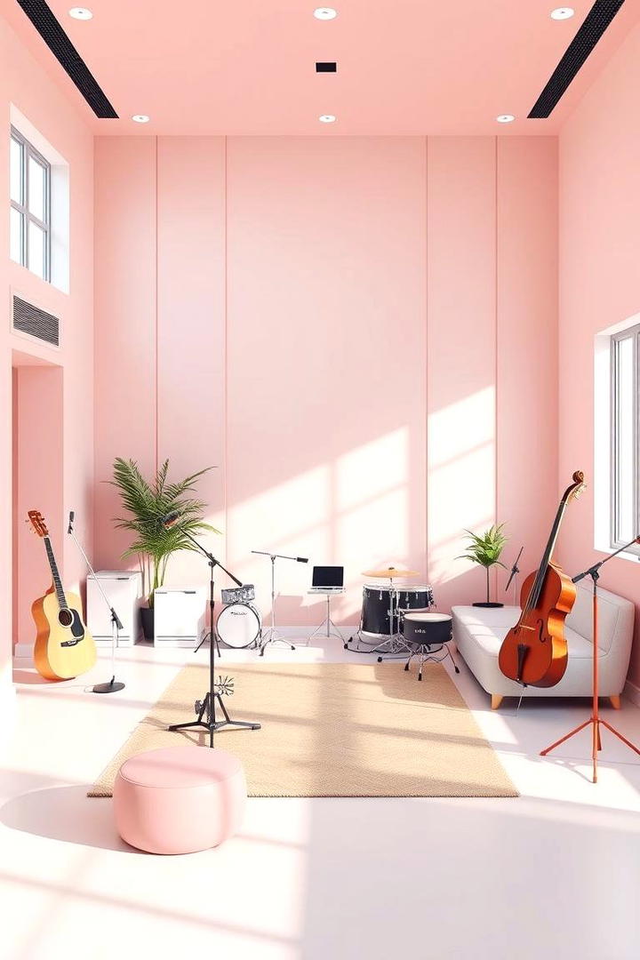 Pastel Music Room Serenity - 30 Pastel Room Ideas