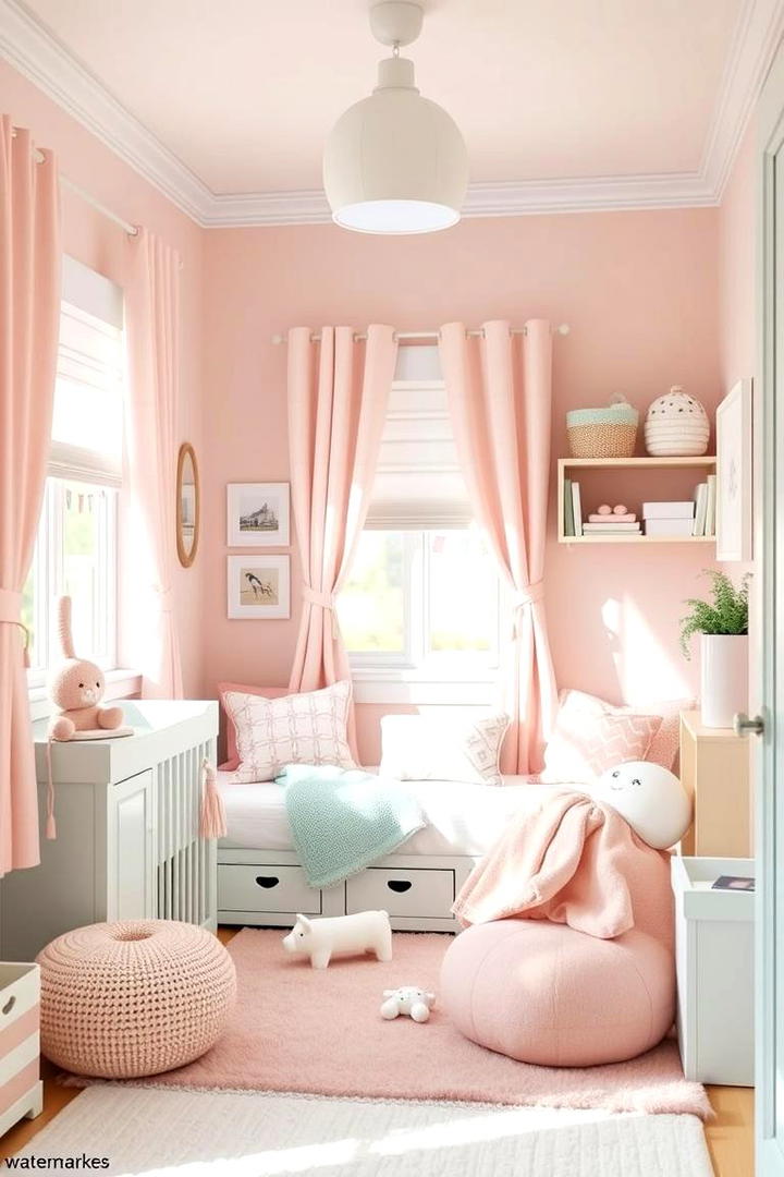 Pastel Nursery Nook - 30 Pastel Room Ideas