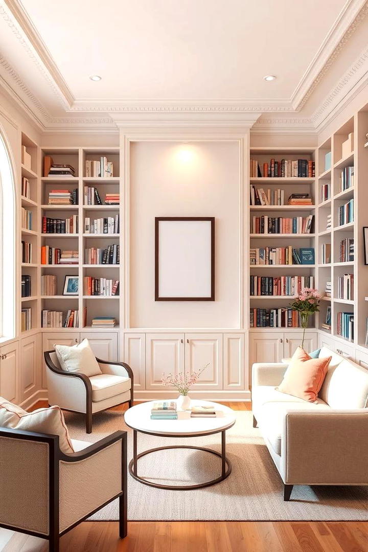 Pastel Reading Room Haven - 30 Pastel Room Ideas