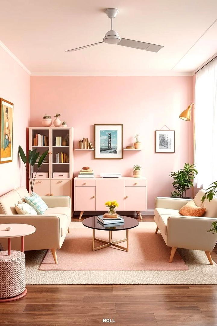 Pastel Retro Revival - 30 Pastel Room Ideas