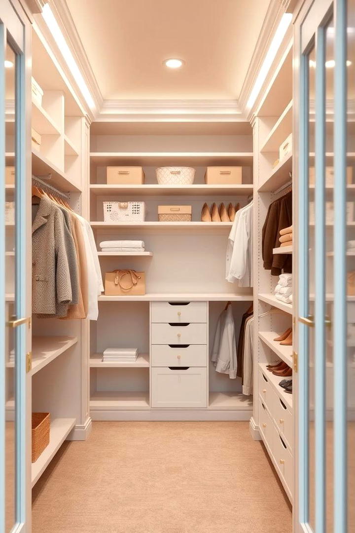 Pastel Walk In Closet Charm - 30 Pastel Room Ideas