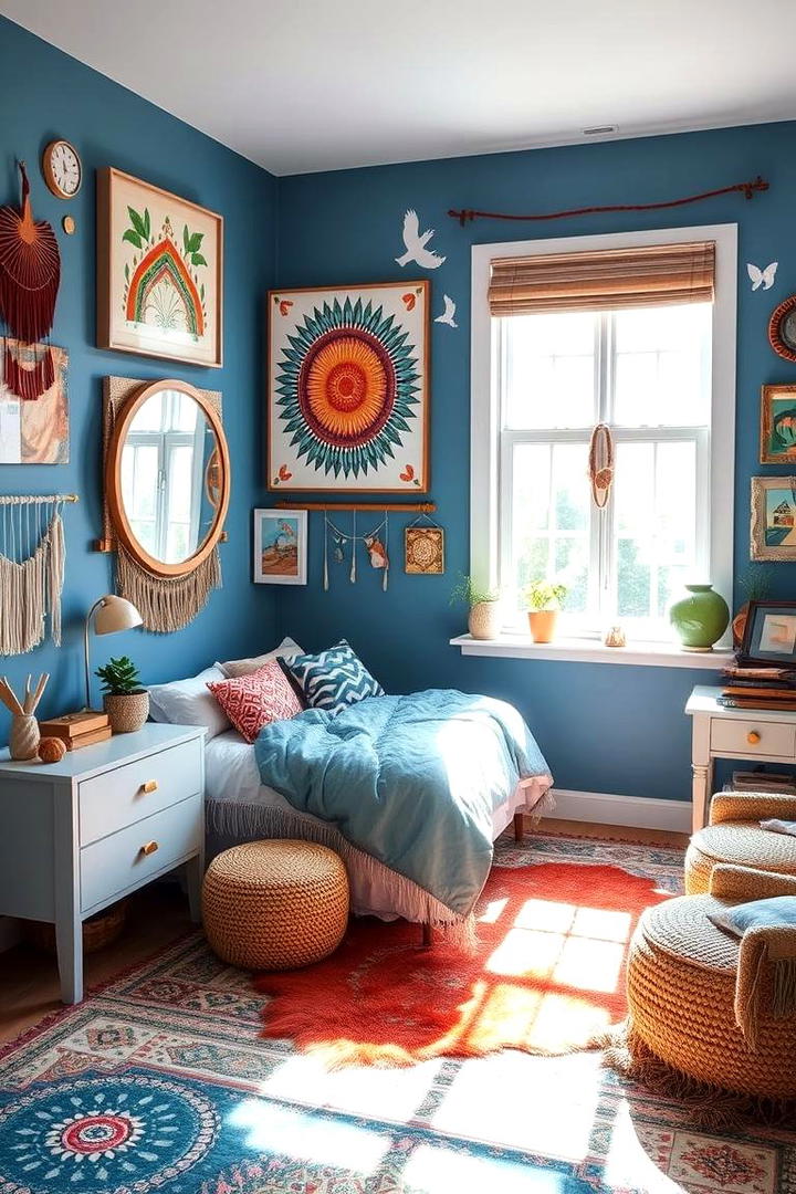 Personalized Boho Art - 30 Boho Teen Bedroom Ideas