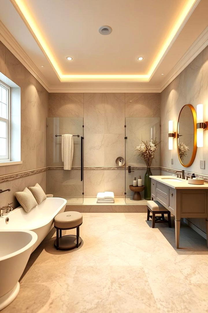 Personalized Comfort Zones - 30 Beige Bathroom Ideas