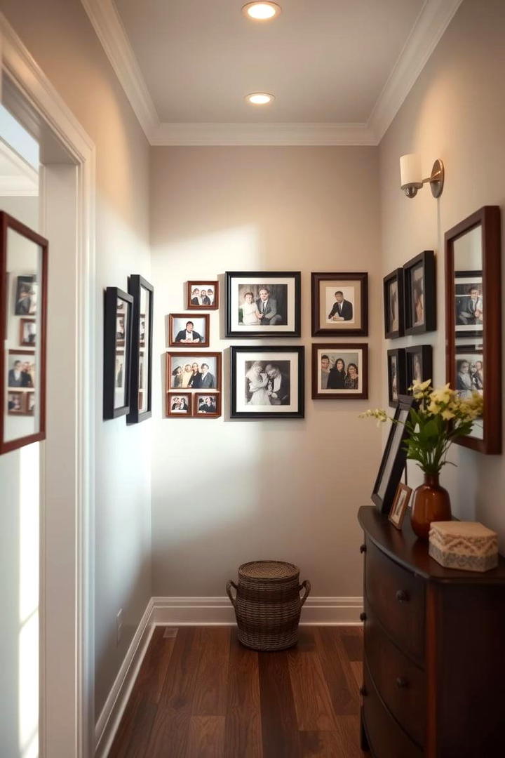 Personalized Family Gallery - 30 Hallway Decor Ideas