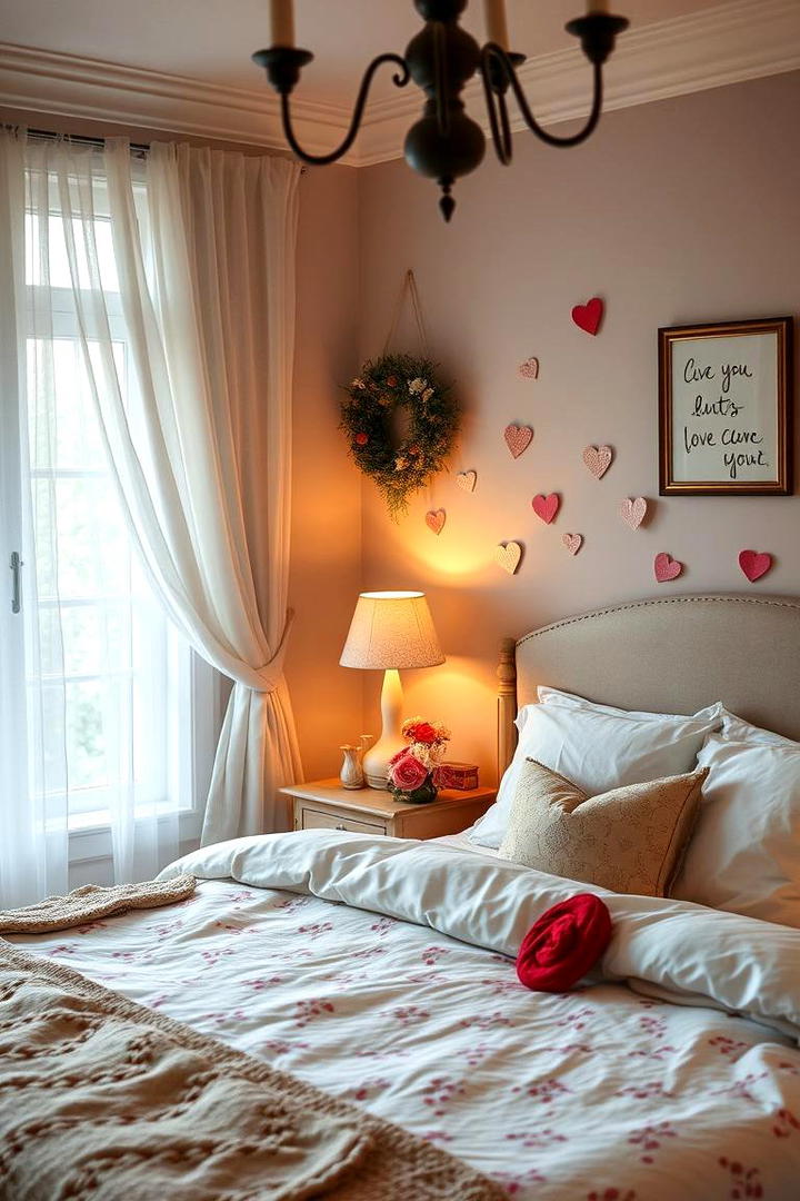 Personalized Love Notes - 30 romantic bedroom ideas