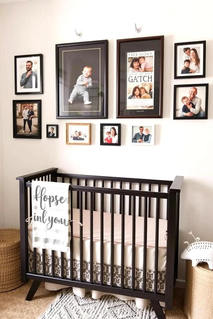 Personalized Photo Displays - 30 Small Nursery Ideas