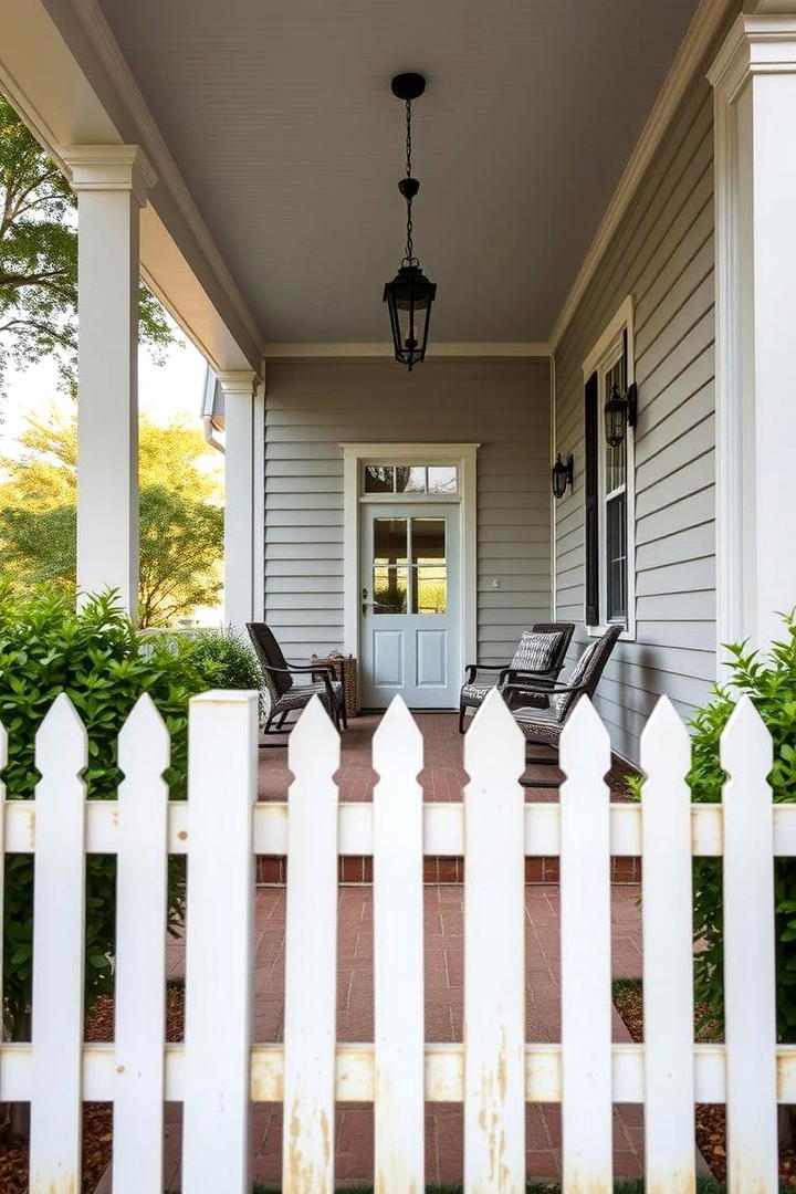 Picket Fence Detailing - 30 Southern Front Porch Ideas