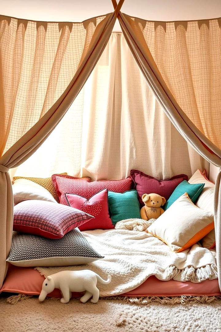 Pillow Fort Paradise - 30 kids reading nook ideas