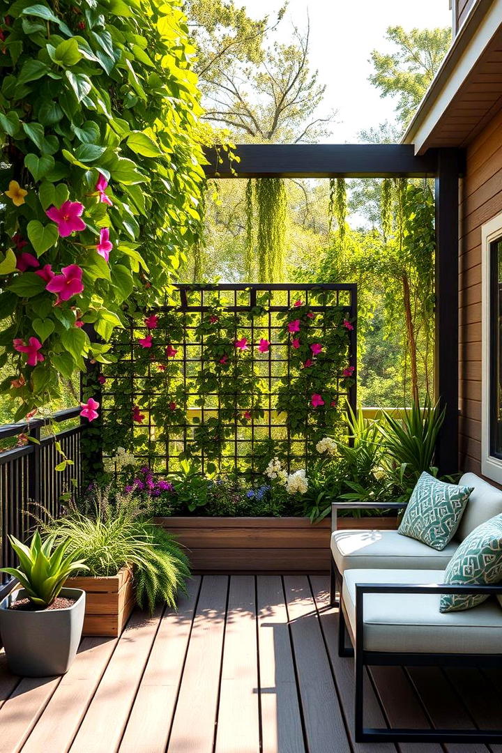 Planter Screen Innovations - 30 Deck Privacy Ideas