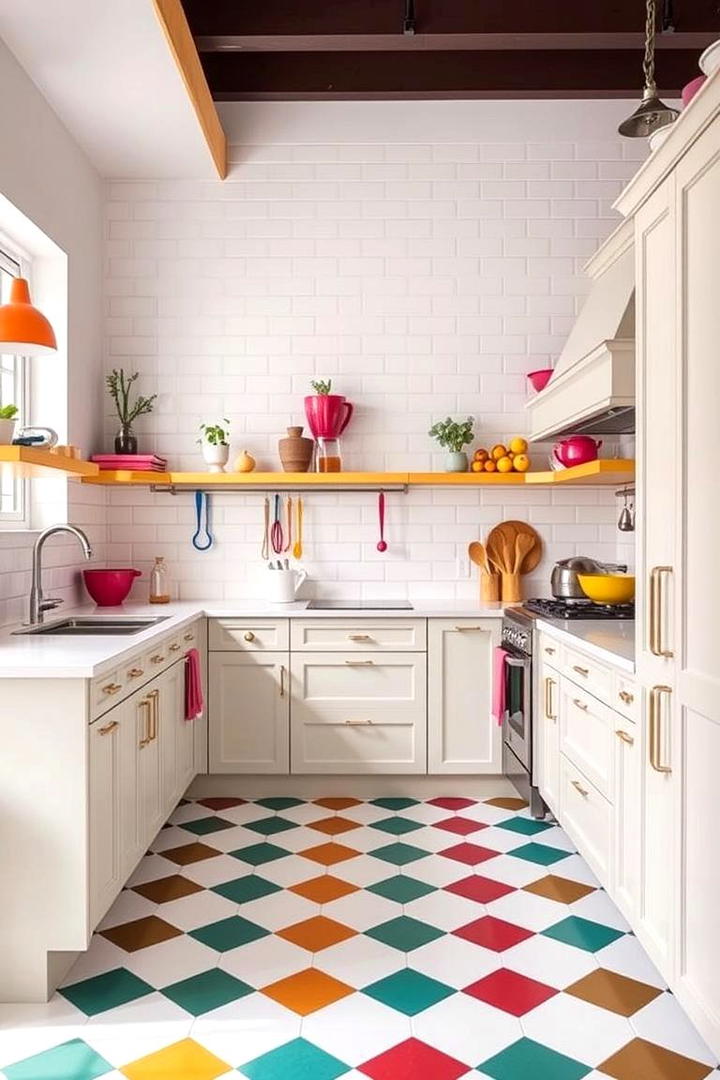 Playful and Energetic Vibes - 30 Kitchens With Checkered Floors