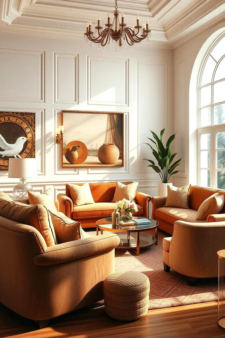 Plush Comfy Seating - 30 Glam Living Room Ideas