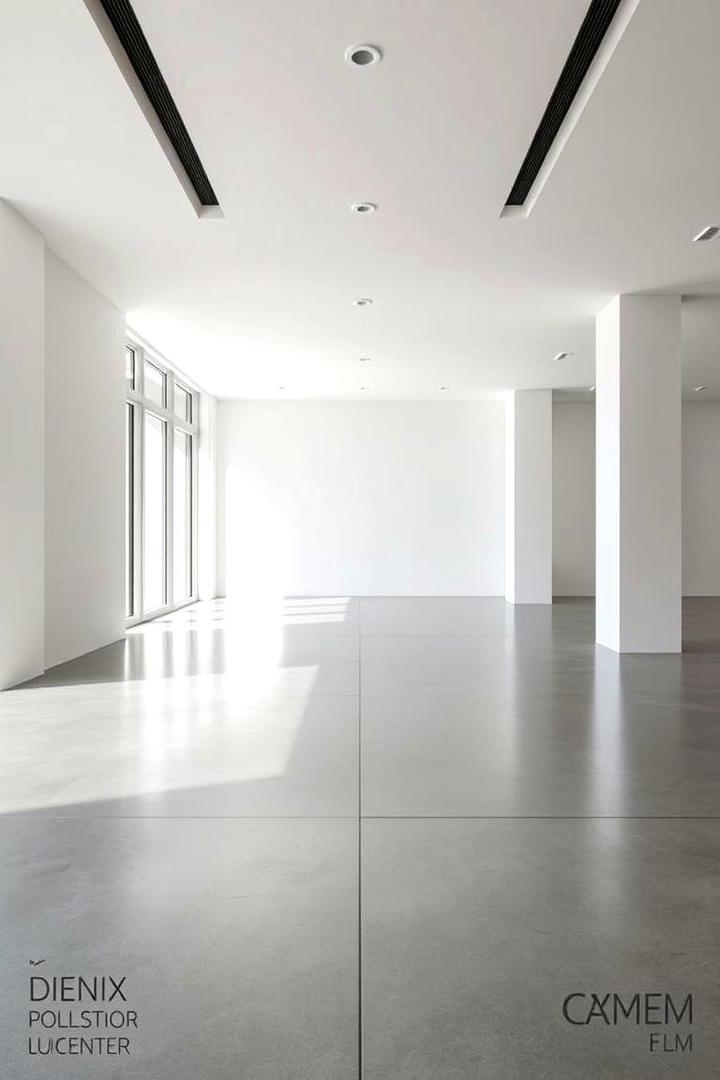 Polished Concrete Elegance - 30 Concrete Floor Ideas