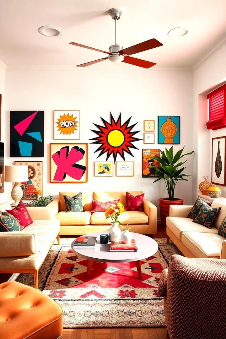 Pop Art Accents - 30 1990s Interior Design Ideas