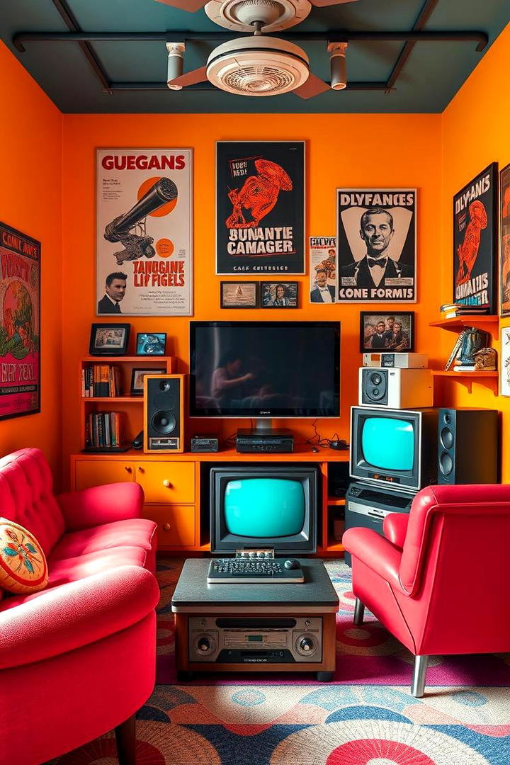 Pop Art Media Room - 30 2000s Room Ideas