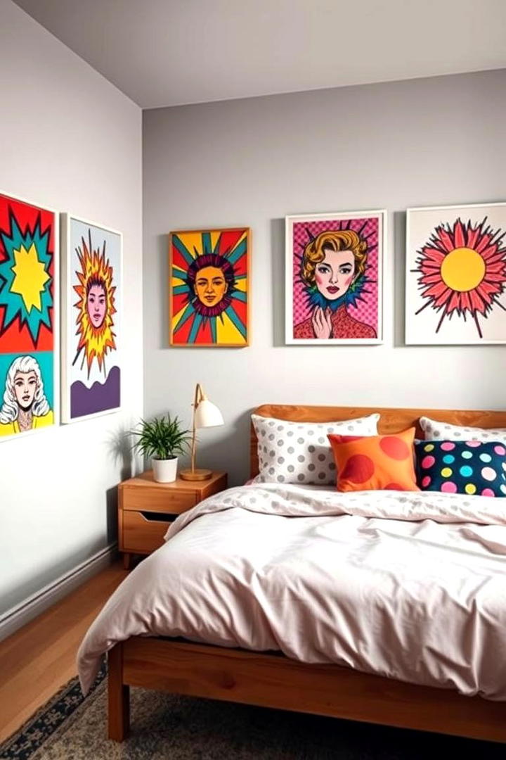 Pop Art Wall Hangings - 30 90s Bedroom Decor Ideas