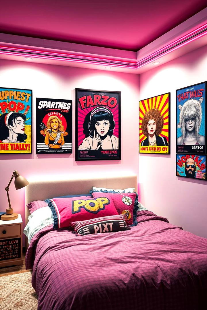 Pop Culture Posters - 30 90s Bedroom Decor Ideas