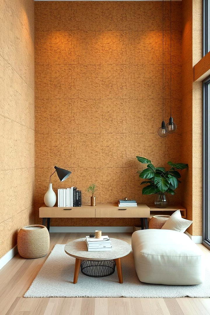 Practical Cork Wall Coverings - 30 Wall Covering Ideas