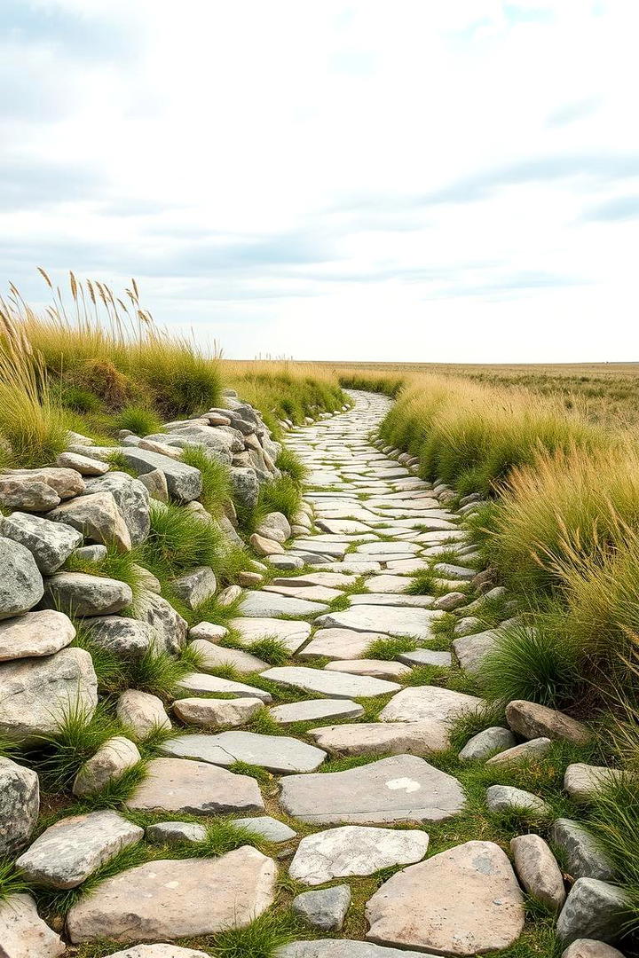 Prairie Rock Walkway - 30 Rock Walkway Ideas