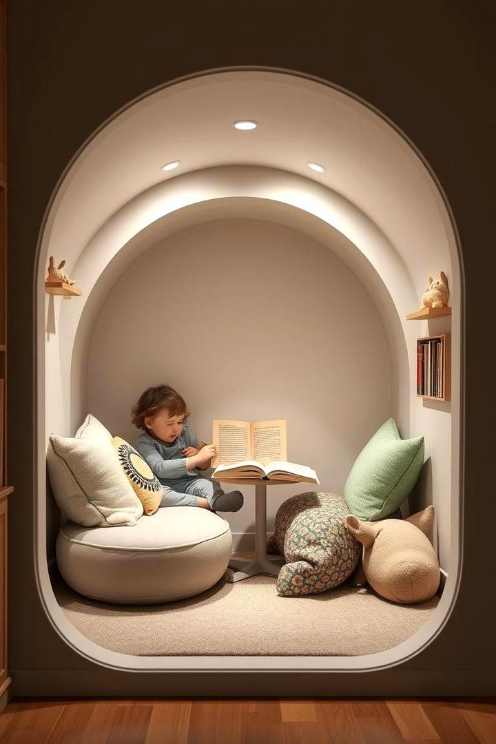 Quiet Retreat Pod - 30 kids reading nook ideas