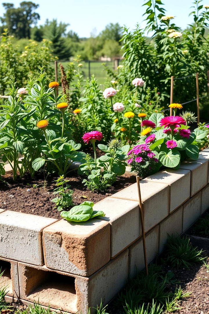 Raised Garden Beds with Cinder Blocks - 30 Cinder Block Garden Ideas