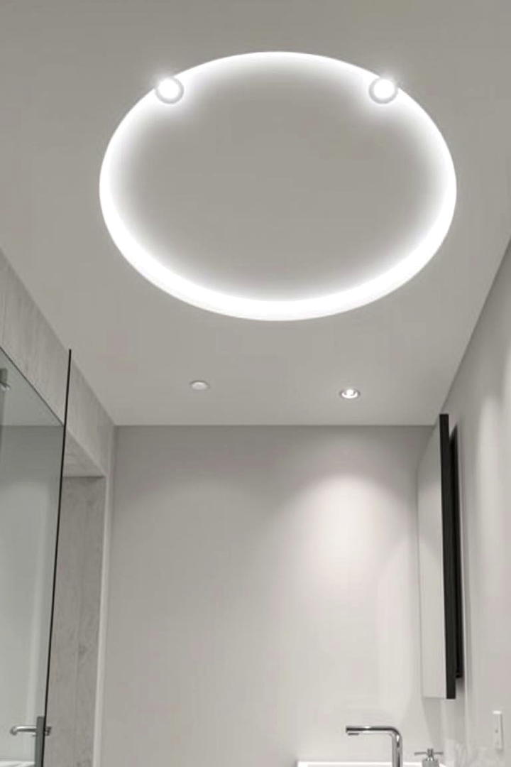 Recessed LED Lighting - 30 Bathroom Ceiling Ideas