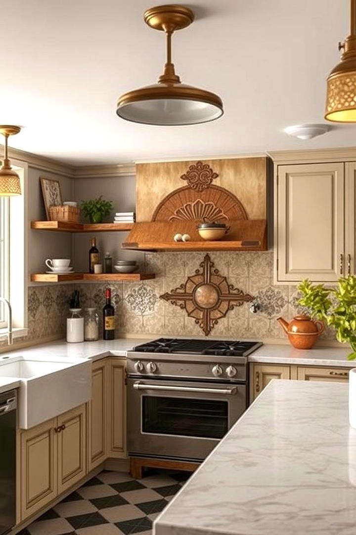 Reclaimed Art Deco Accents - 30 Art Deco Kitchen Ideas