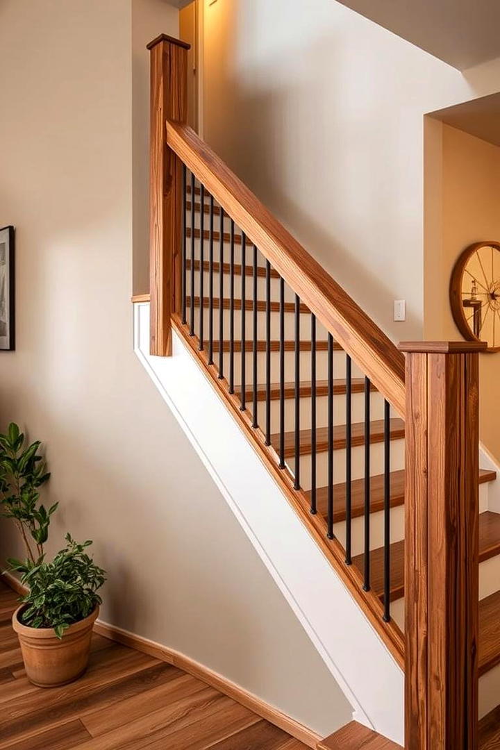 Reclaimed Pallet Designs - 30 Farmhouse Rustic Stair Railing Ideas