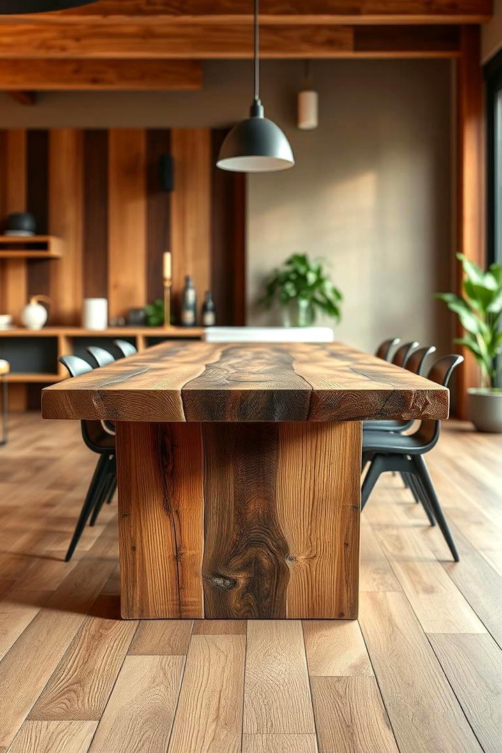 Reclaimed Wood Eco Table - 30 Table Design Ideas