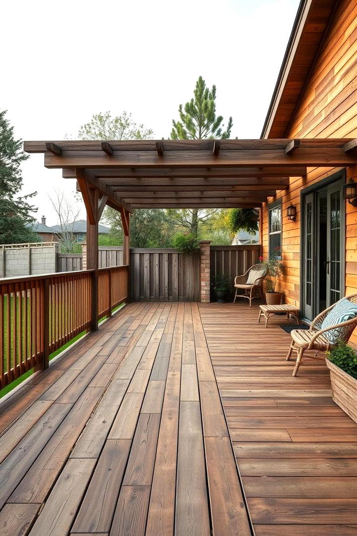 Recycled Timber Retreat - 30 Backyard Deck Ideas on a Budget