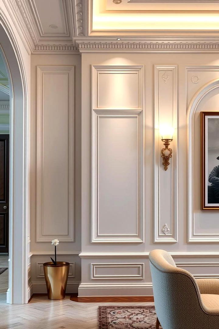 Refined Decorative Barriers - 30 Wall Molding Ideas