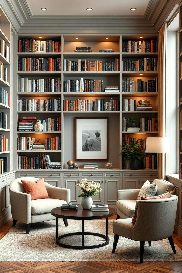 Refined Details - 30 Reading Room Ideas