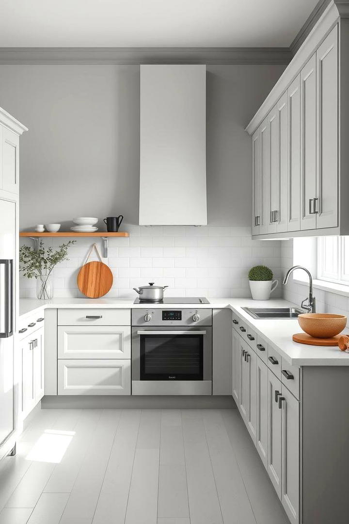 Refined Scandinavian Simplicity - 30 Grey and White Kitchen Designs