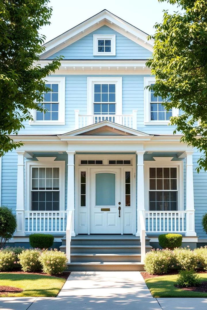 Refreshed Powder Blue Revival - 30 Blue Exterior House Colors